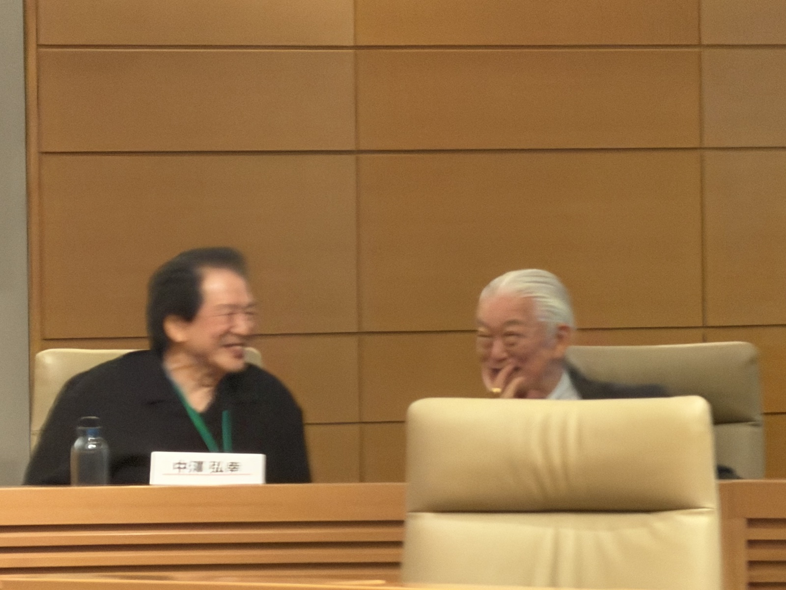 会議に出席した代表理事 中澤弘幸